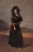Francisco Goya Duchess of Alba oil painting on canvas
